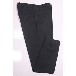 Lululemon Men's Black Flat Front Cotton Chino Pants Trousers Slim Fit 34x33